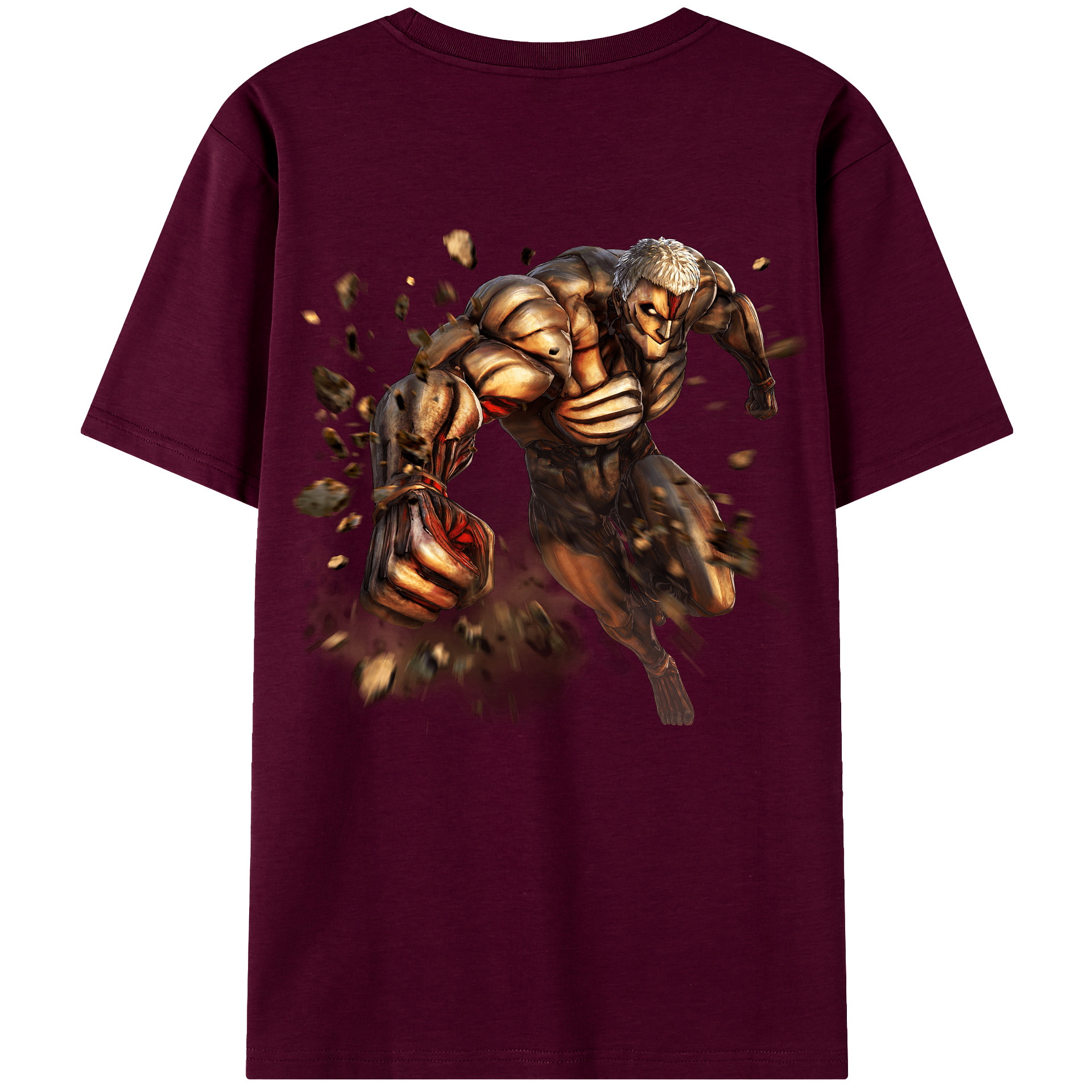 （画像用） 進撃の巨人 Attack on Titan レディース半袖Tシャツ(バックプリント)